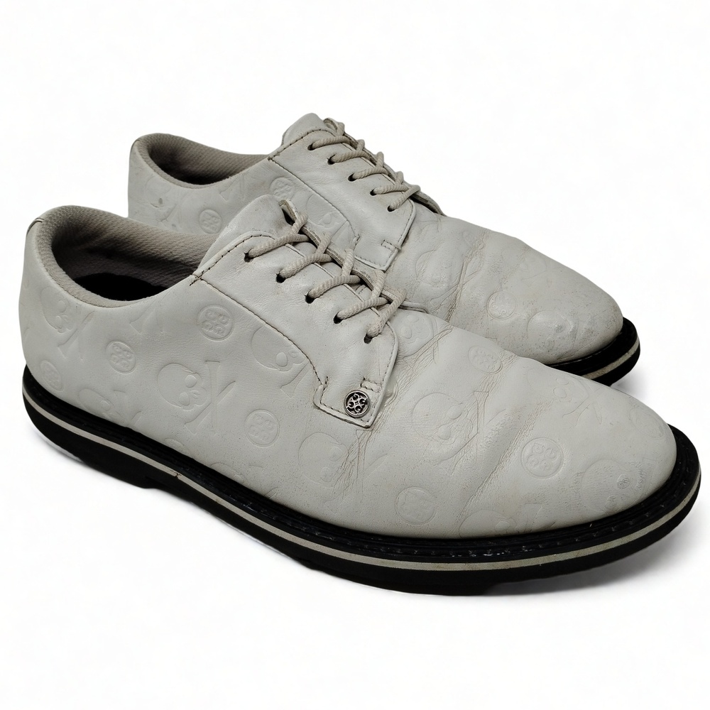 G/FORE Size 10.5 Luxury Athletic Spikeless Golf Shoes Debossed Skull Gallivanter
